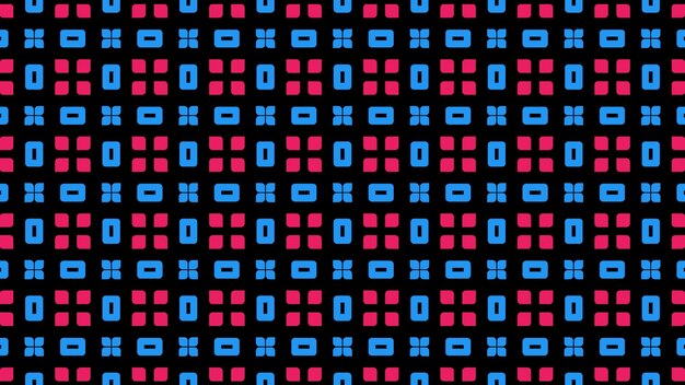 Una ilustración digital de un patrón con el número x y el número.