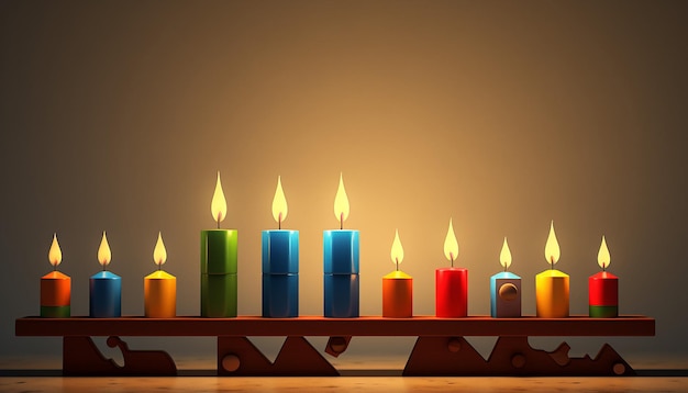 ilustración de diseño creativo de hanukkah