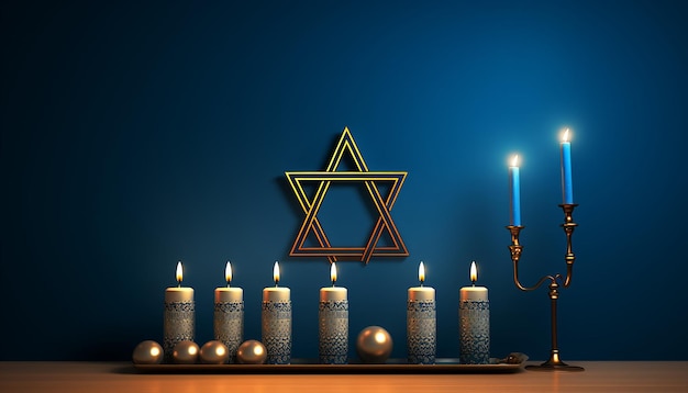 ilustración de diseño creativo de hanukkah