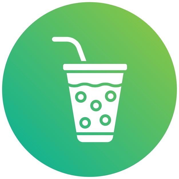 Ilustración del diseño del icono del vector de soda
