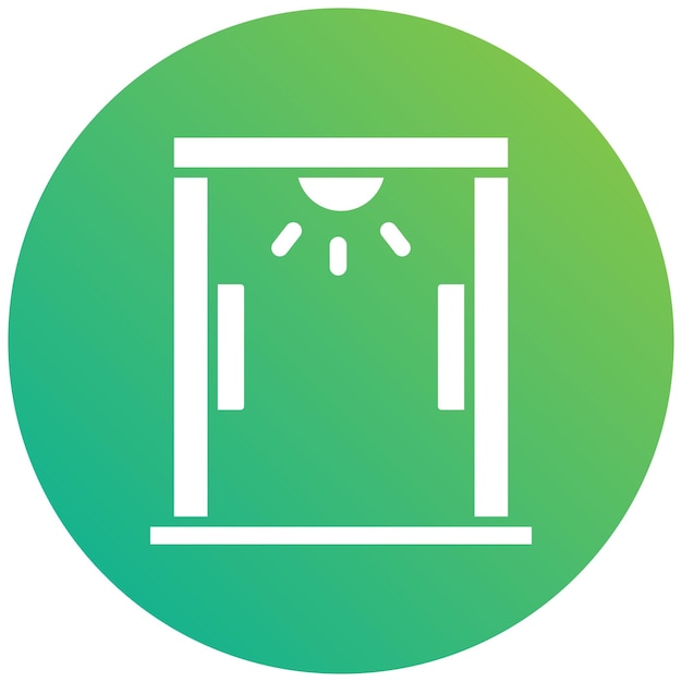Ilustración del diseño del icono vectorial del escáner