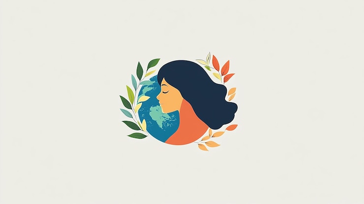 Foto ilustración del diseño del logotipo del día internacional de la niña