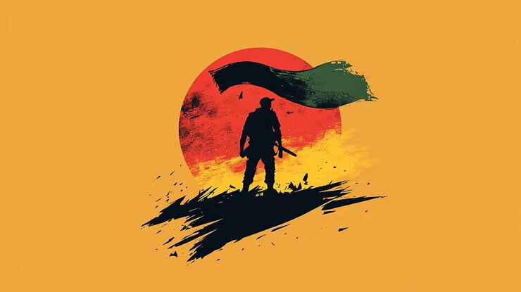 Foto ilustración del diseño del logotipo del día de la liberación de tishreen