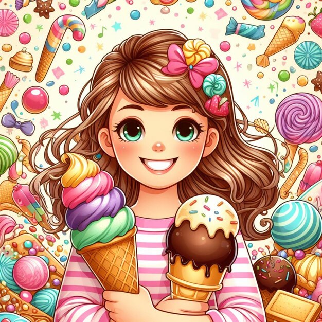 Ilustración dulce