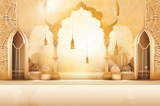 Ilustración de Eid al Adha creada con IA generativa