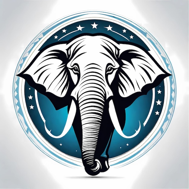 Ilustración del elefante vectorial