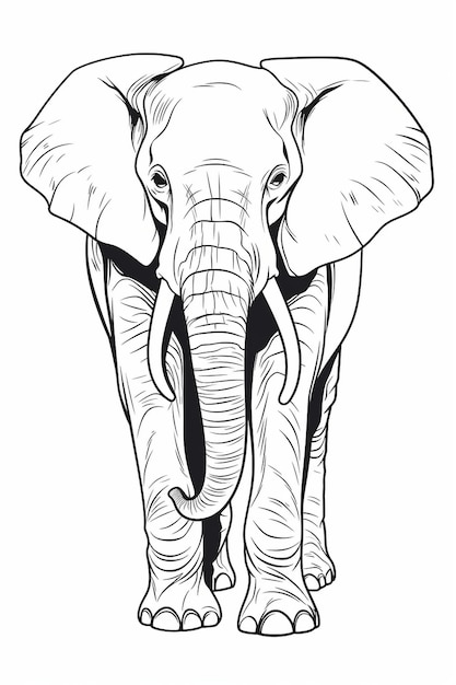 Ilustración Elefante