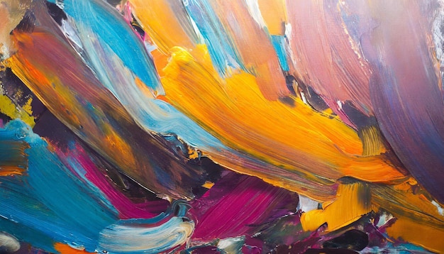 Ilustración de fantasía abstracta con colores vibrantes evoca paisajes de sueños surrealistas que encienden la imaginación