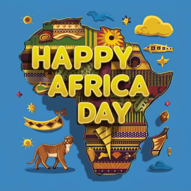 Foto ilustración del feliz día de áfrica