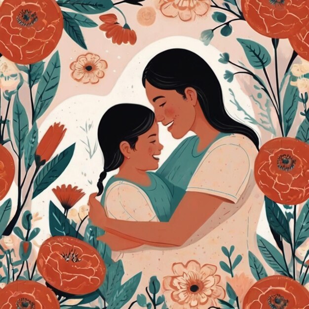 Ilustración del feliz día de la madre