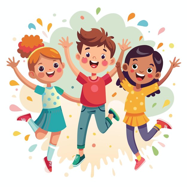 Ilustración del feliz día de los niños