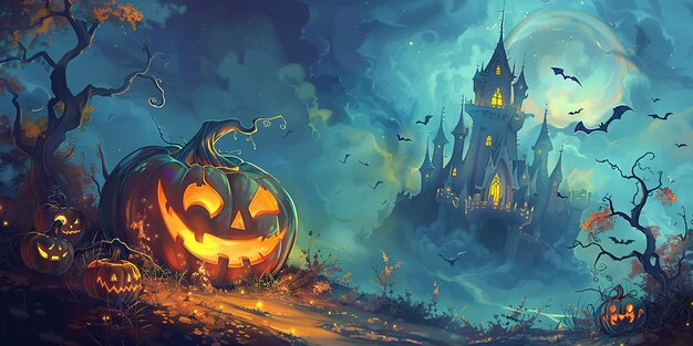 Ilustración festiva de Halloween