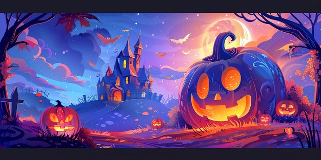 Ilustración festiva de Halloween