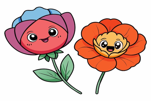 Ilustración de la flor de la amapola