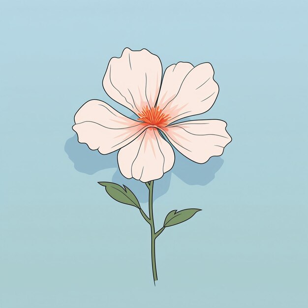 Ilustración de las flores