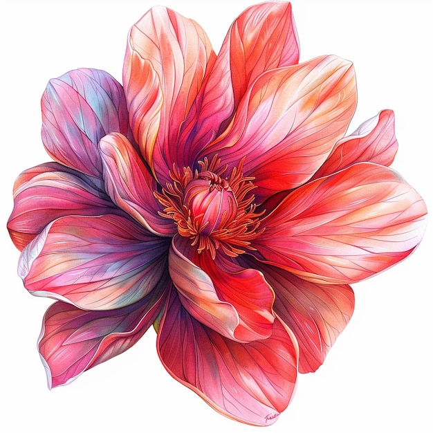 Ilustración de las flores