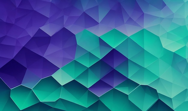 Ilustración de fondo abstracto de arte de patrón de formas hexagonales púrpura