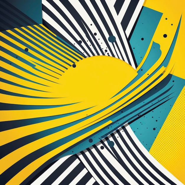 Ilustración de fondo abstracto moderno hipstercolorful gráfico futurista