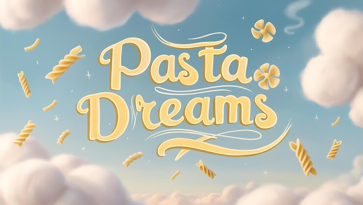 Foto ilustración de fondo de la celebración del día nacional de la pasta