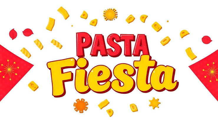 Foto ilustración de fondo de la celebración del día nacional de la pasta