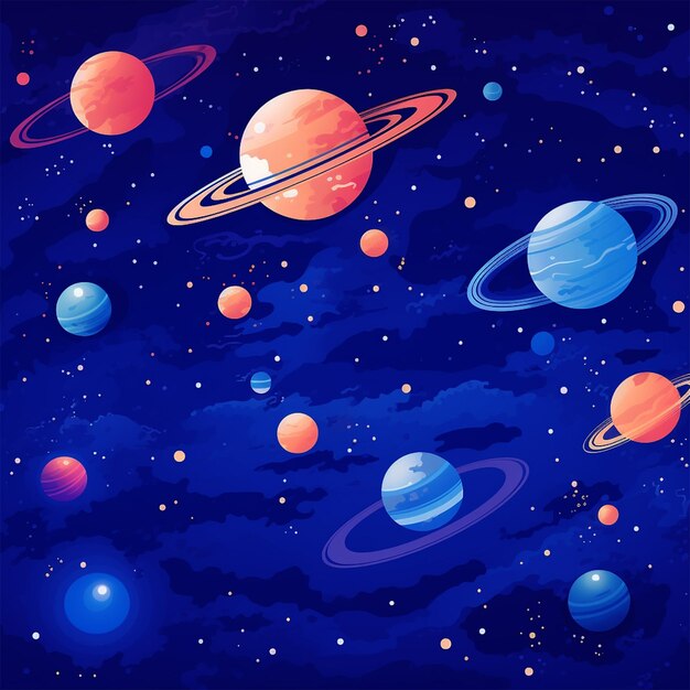 Foto ilustración de fondo del espacio vectorial