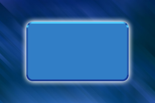 Ilustración de fondo de logotipo abstracto de un rectángulo y fondo azul