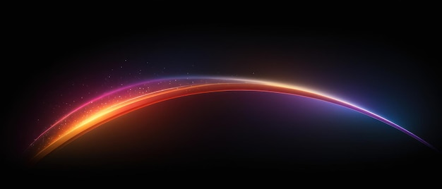 Ilustración de fondo de luz de neón abstracta
