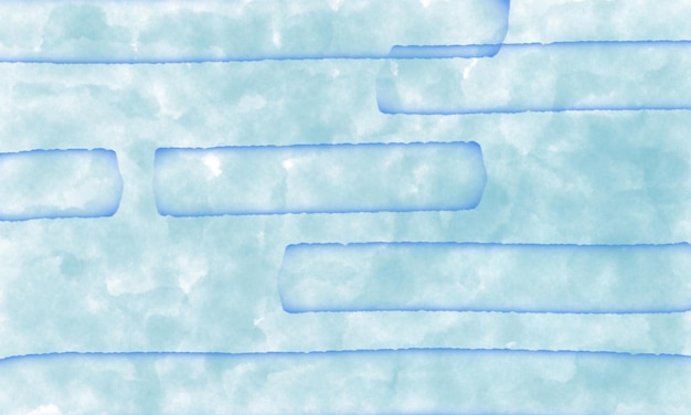 Ilustración de fondo de moda vintage de acuarela texturizada abstracta azul agua