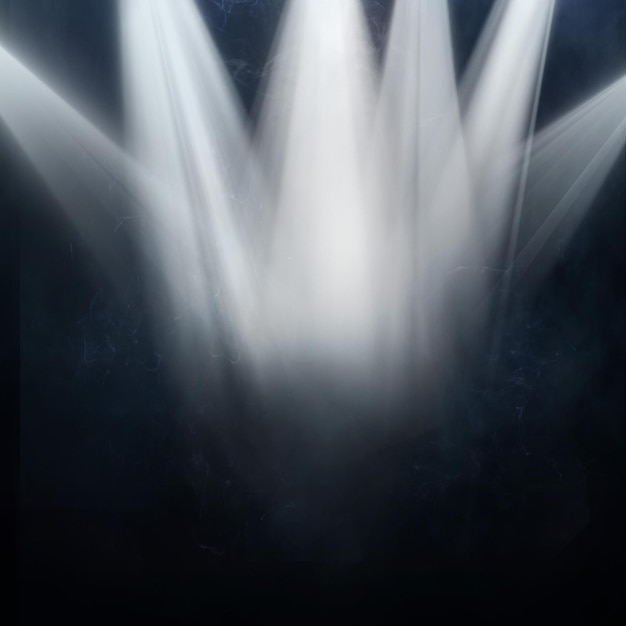 Ilustración de fondo de la portada de los reflectores plantilla de luces decorativas