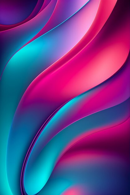 Ilustración de fondo de superficie brillante con tonos rosados, púrpuras y azules