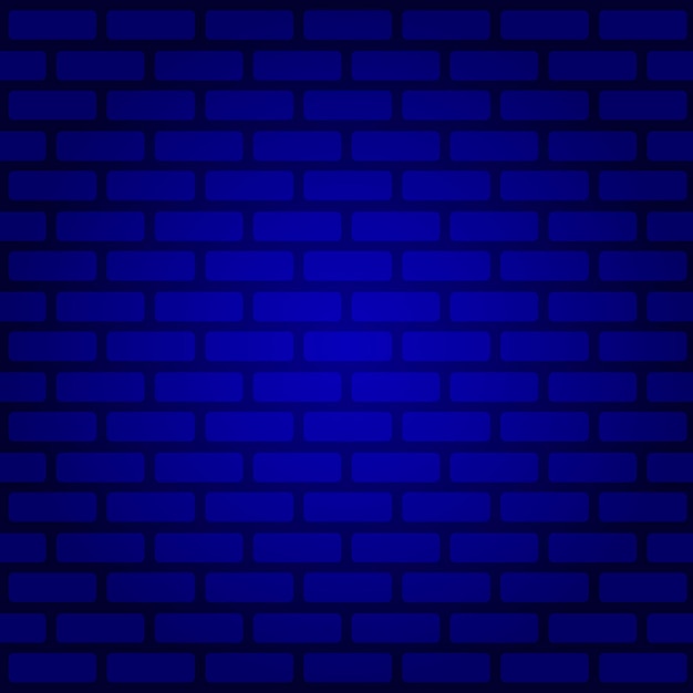 Ilustración de fondo de la textura de la pared de ladrillo azul