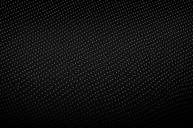 Foto ilustración de fondo vectorial de textura de punto de medio tono negro abstracto