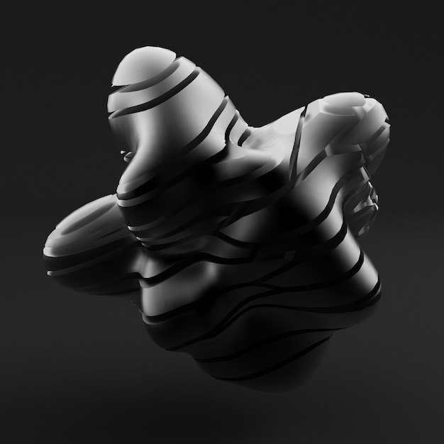 Ilustración de la forma abstracta