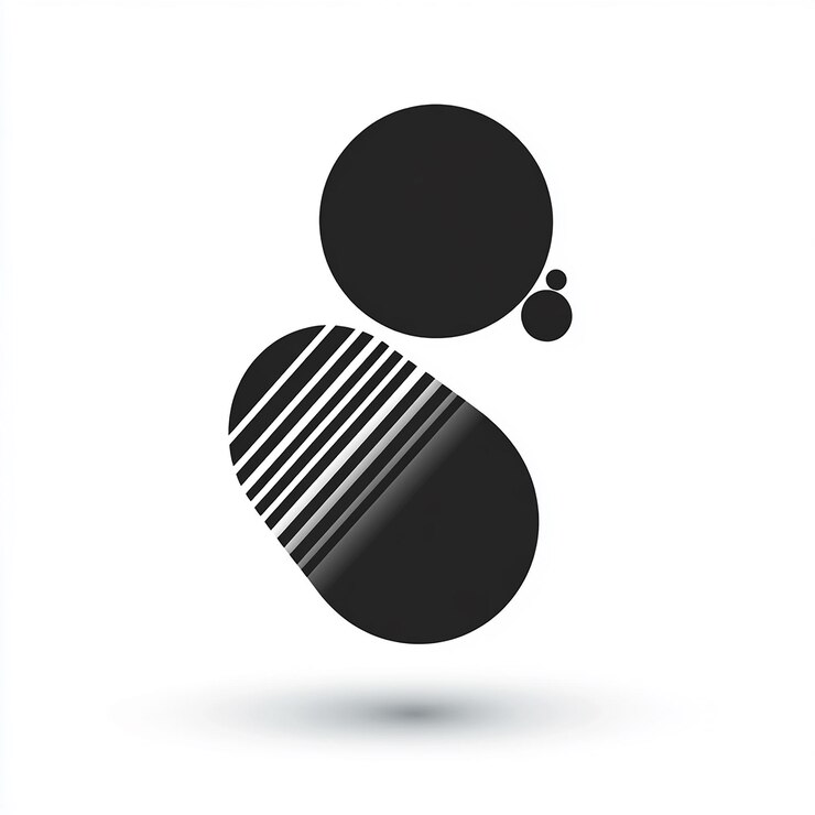 Foto ilustración de formas artísticas abstractas