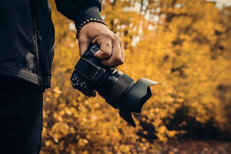 Ilustración de fotografía profesional para el Día del Fotógrafo y el Día Mundial de la Fotografía