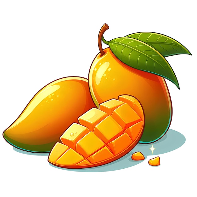 Foto ilustración de la fruta del mango