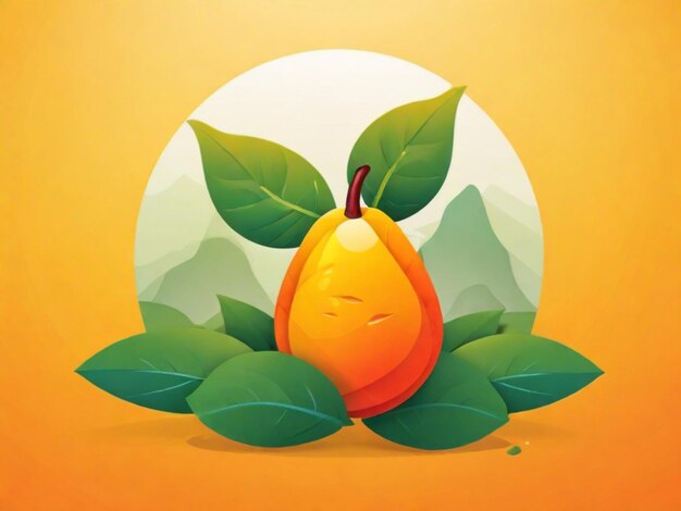 Foto ilustración de una fruta de naranja