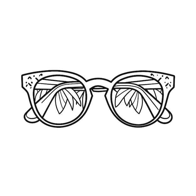 ilustración de gafas de sol