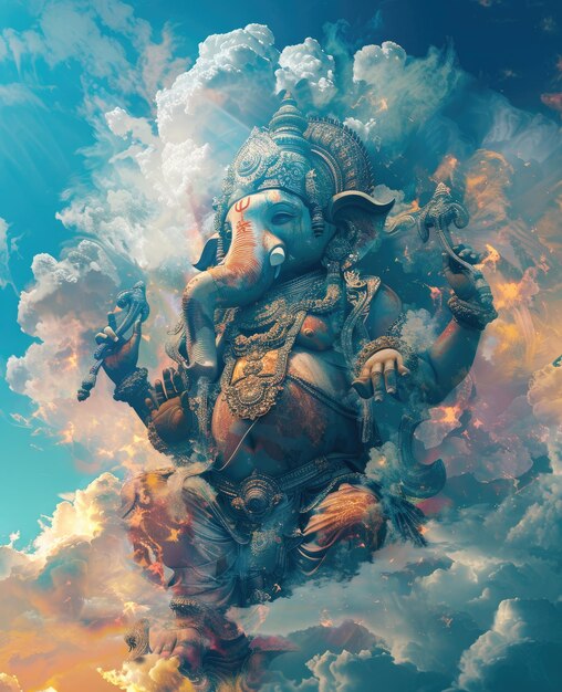 Foto ilustración de ganesha