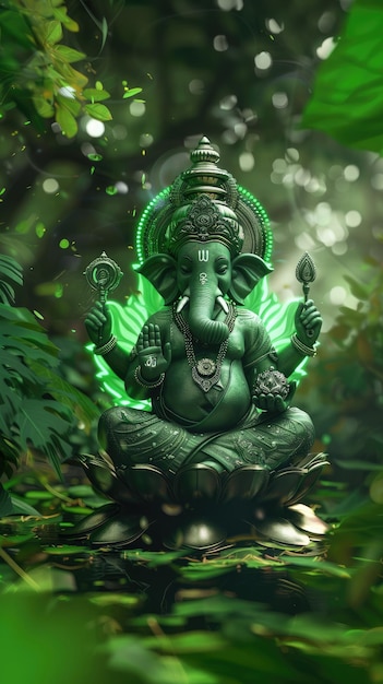 Foto ilustración de ganesha