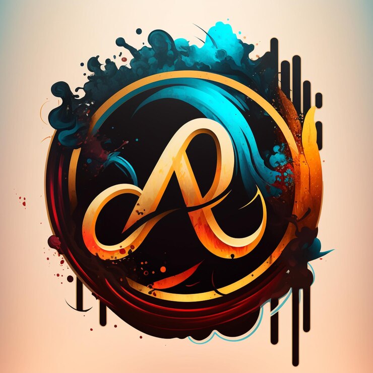 Foto ilustración generativa de ai, un logotipo para una empresa llamada