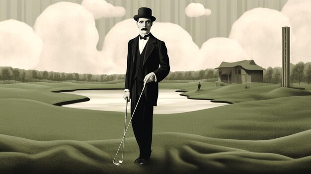 Ilustración del golf