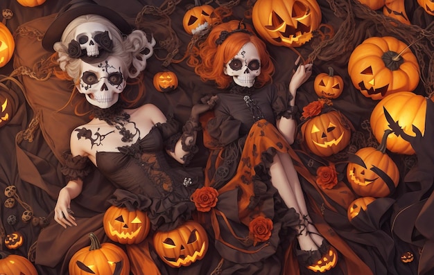 Ilustración de Halloween