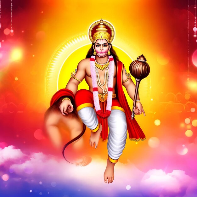 Ilustración de Hanuman Jayanti