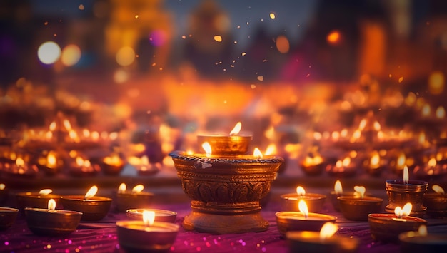 Ilustración para Happy Diwali Generative Ai