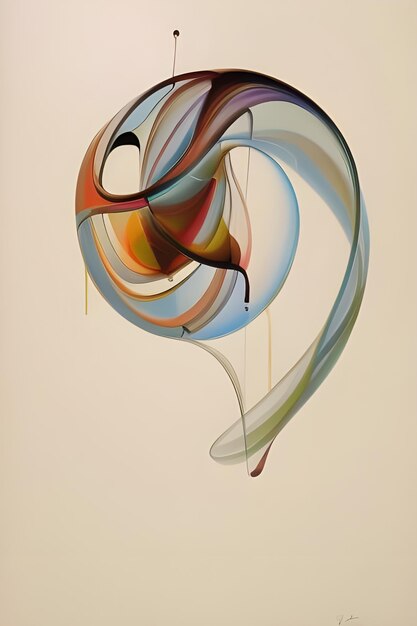 Ilustración de una hélice en forma de objeto