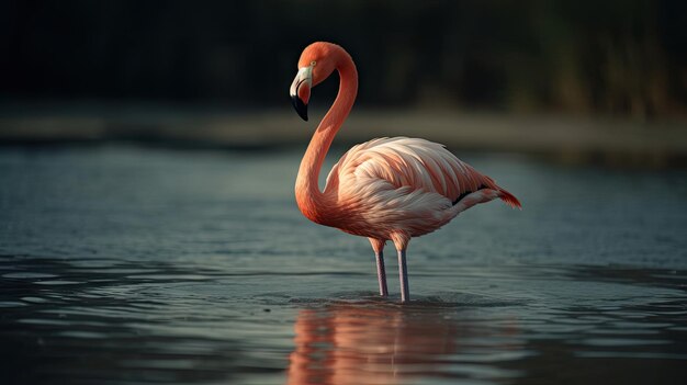 Ilustración de un hermoso pájaro visto de cerca