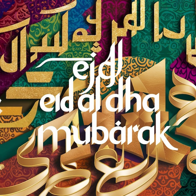 Una ilustración hipnotizante y lujosa de la celebración del Eid