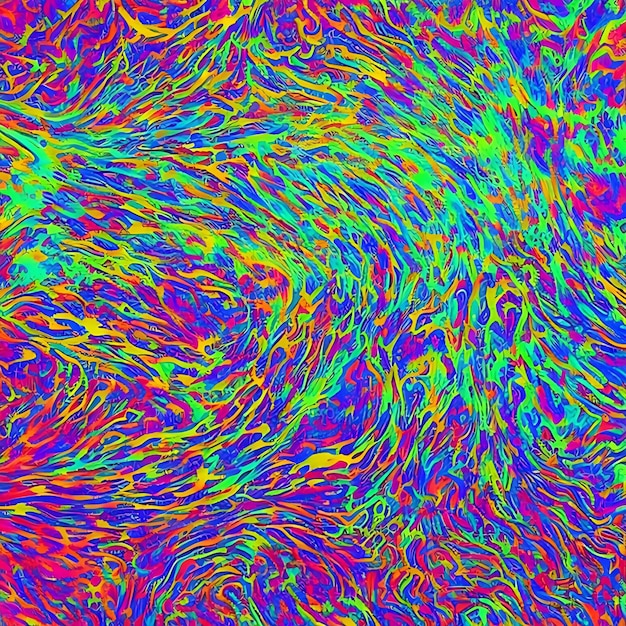 Ilustración holográfica de la gota líquida del fluido