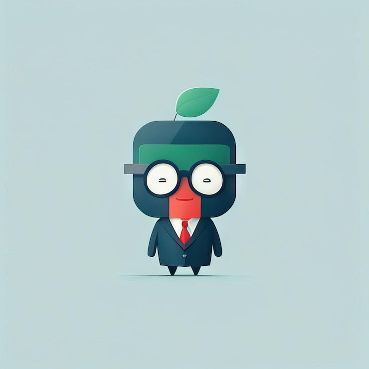 Foto ilustración de hombre maestro minimalista